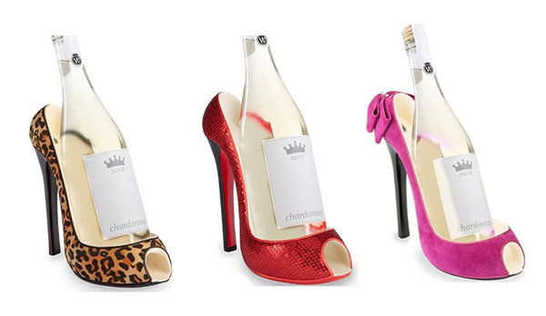 high_heel_shoe_wine_bottle_holder_gift